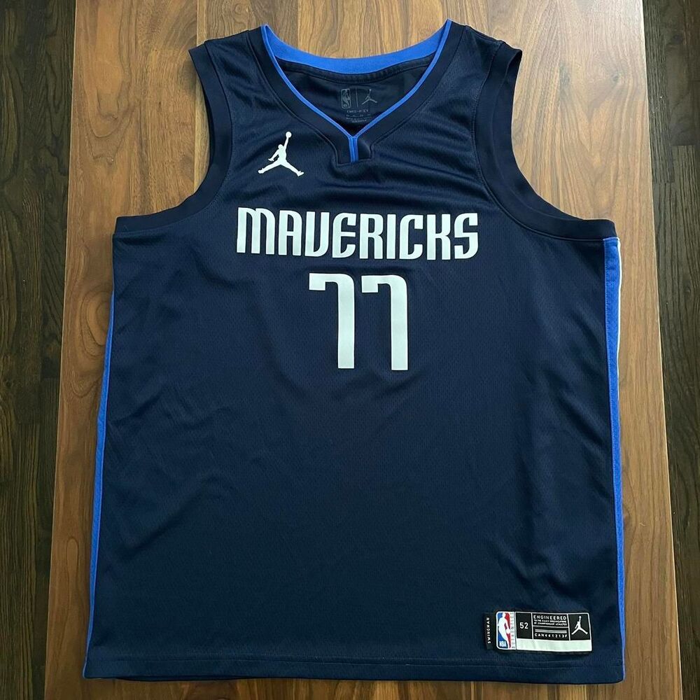 Men's Dallas Mavericks Nike Jordan Dri-FIT Luka Doncic wingman Jersey NBA XL